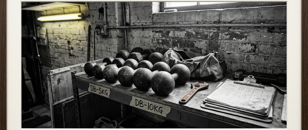 Image showing dumbbells