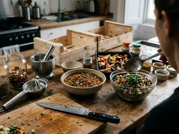 Essential Kitchen Tools & Pantry Staples for Plant-Based Cooking